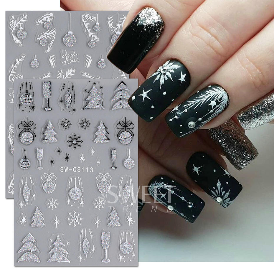 NEW Christmas Series Nail Poli - đánh giá và giá Nail Art Xmas Tree