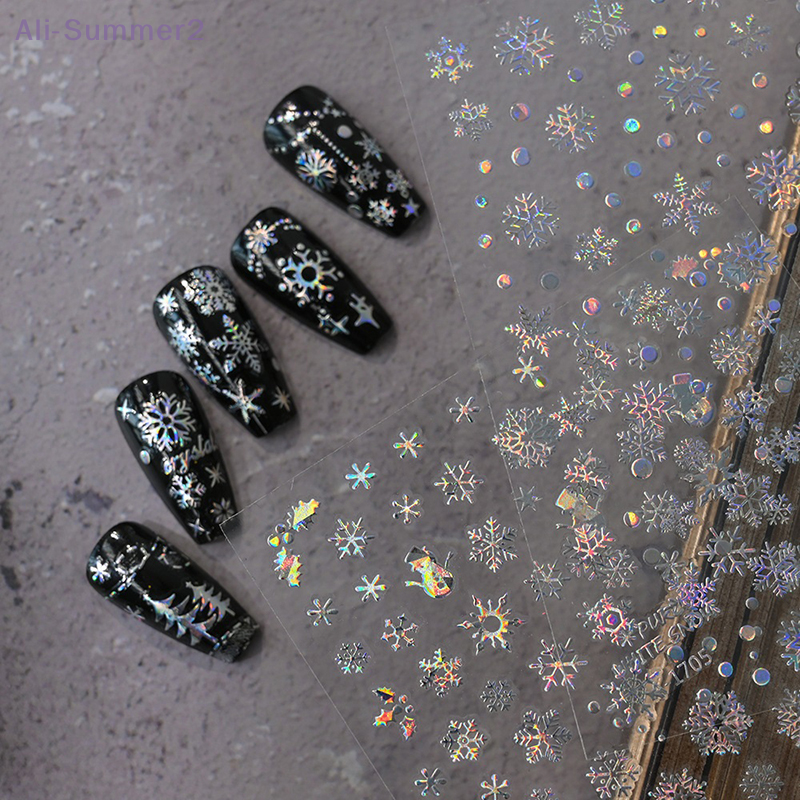 1 Sheet Christmas 5D Relief Go - đánh giá và giá Nail Art Xmas Tree