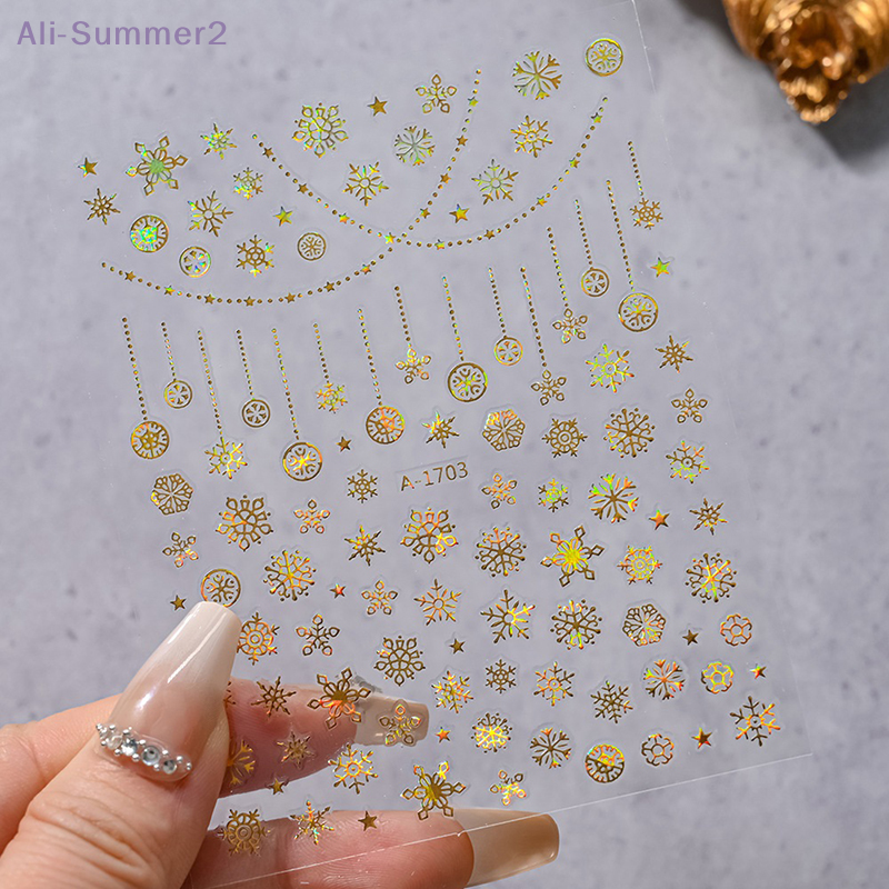 1 Sheet Christmas 5D Relief Go - đánh giá và giá Nail Art Xmas Tree