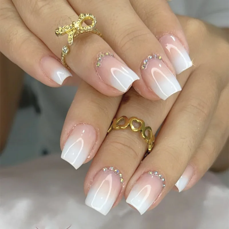 24Pcs/Set Solid Color Wearing  - đánh giá và giá Nail Art Full Color