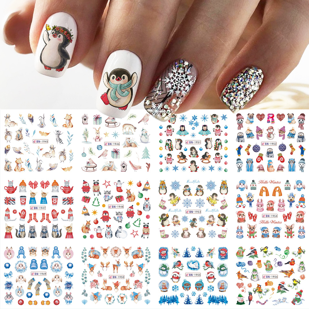 12patterns Christmas Nail Wate - đánh giá và giá Nail Art Xmas Tree