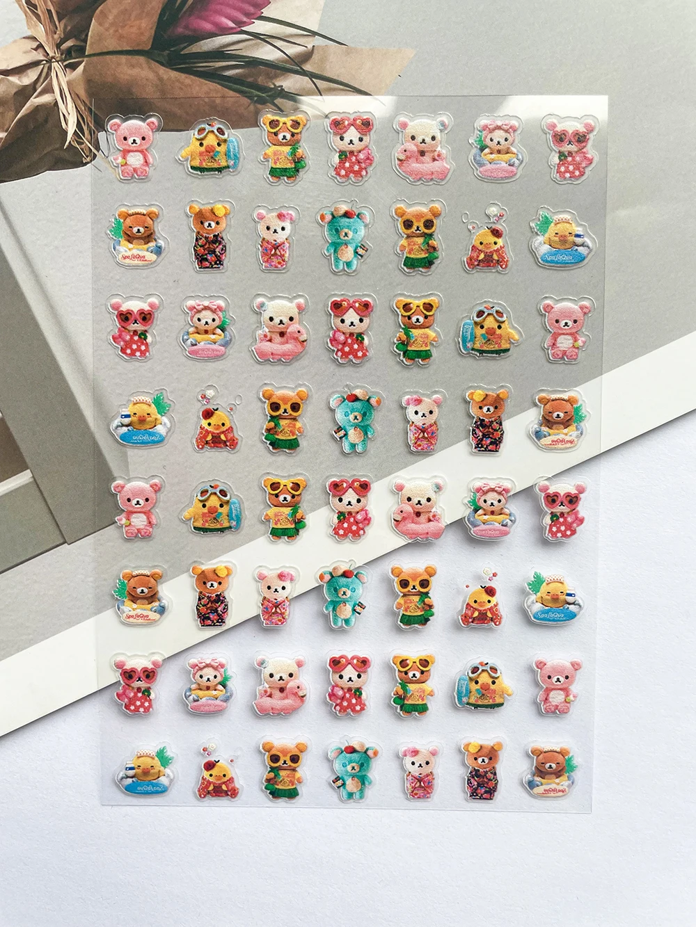 Pvc Super Mini Rilakkuma Poste - đánh giá và giá Nail Art Design