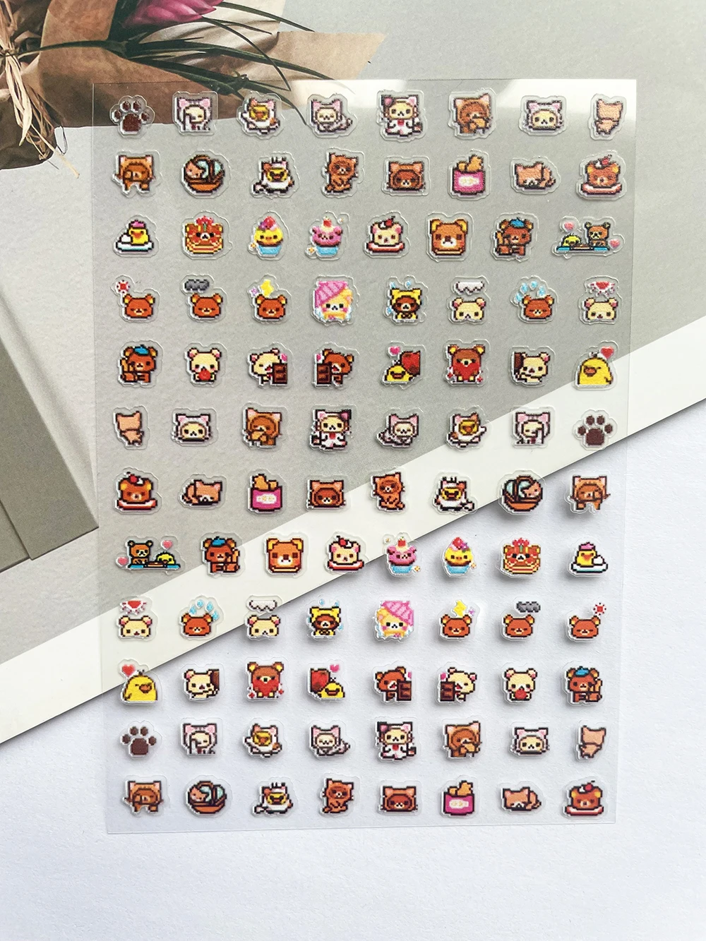 Pvc Super Mini Rilakkuma Poste - đánh giá và giá Nail Art Design