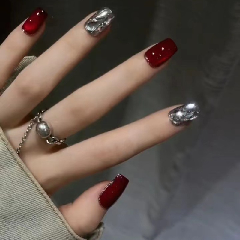 24pcs Summer Short Presss on N - đánh giá và giá Nail Art Design