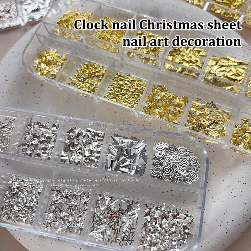 Lollipop Gear Star Gold Silver - đánh giá và giá Nail Art Xmas Tree