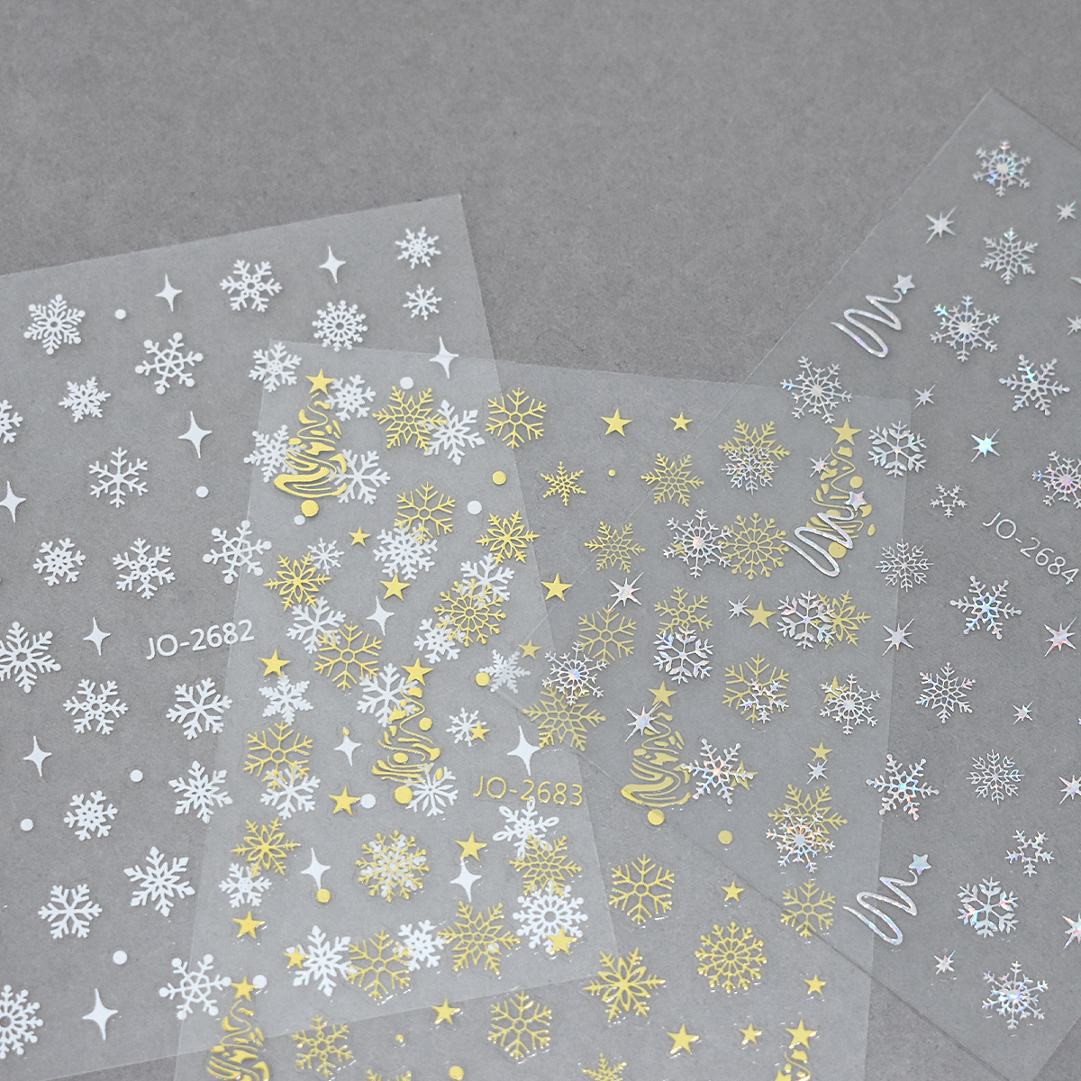 3D Snowflake Nail Art Decals X - đánh giá và giá Nail Art Xmas Tree