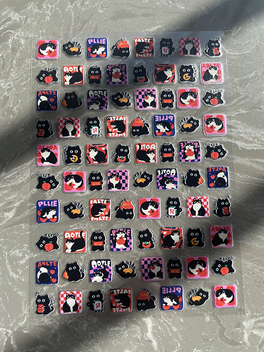Mini Pvc Kawaii Pattern Poster - đánh giá và giá Nail Art Design