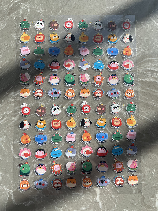 Mini Pvc Kawaii Pattern Poster - đánh giá và giá Nail Art Design