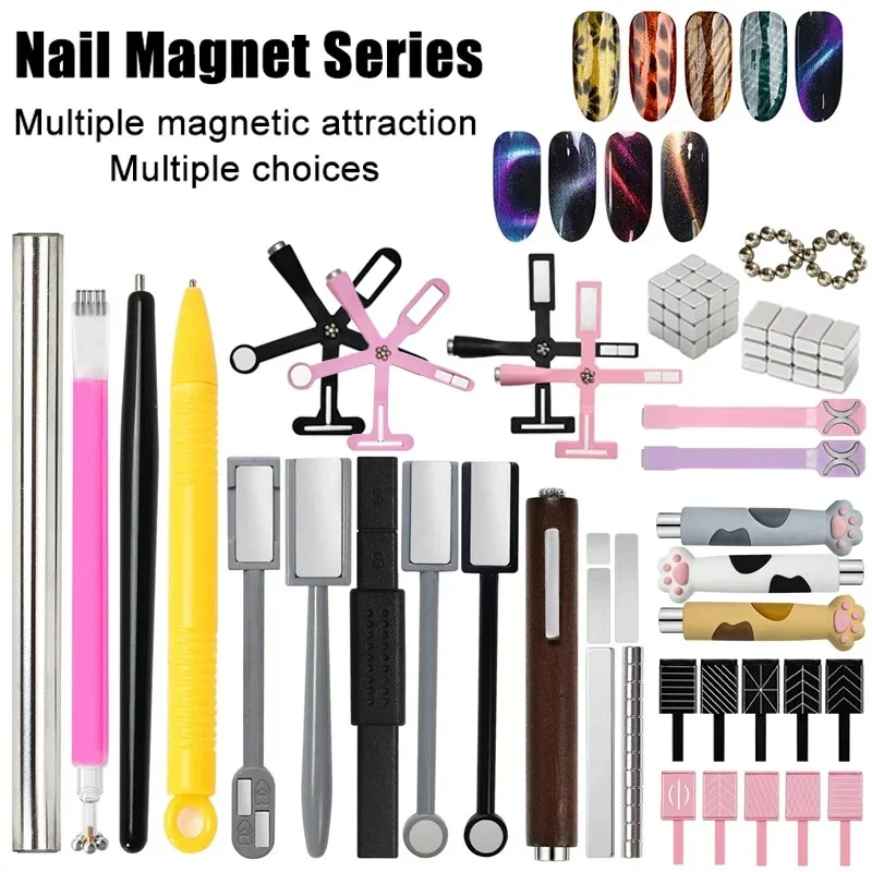 Multi Style Cat Eye Nail Magne - đánh giá và giá Nail Art Full Color