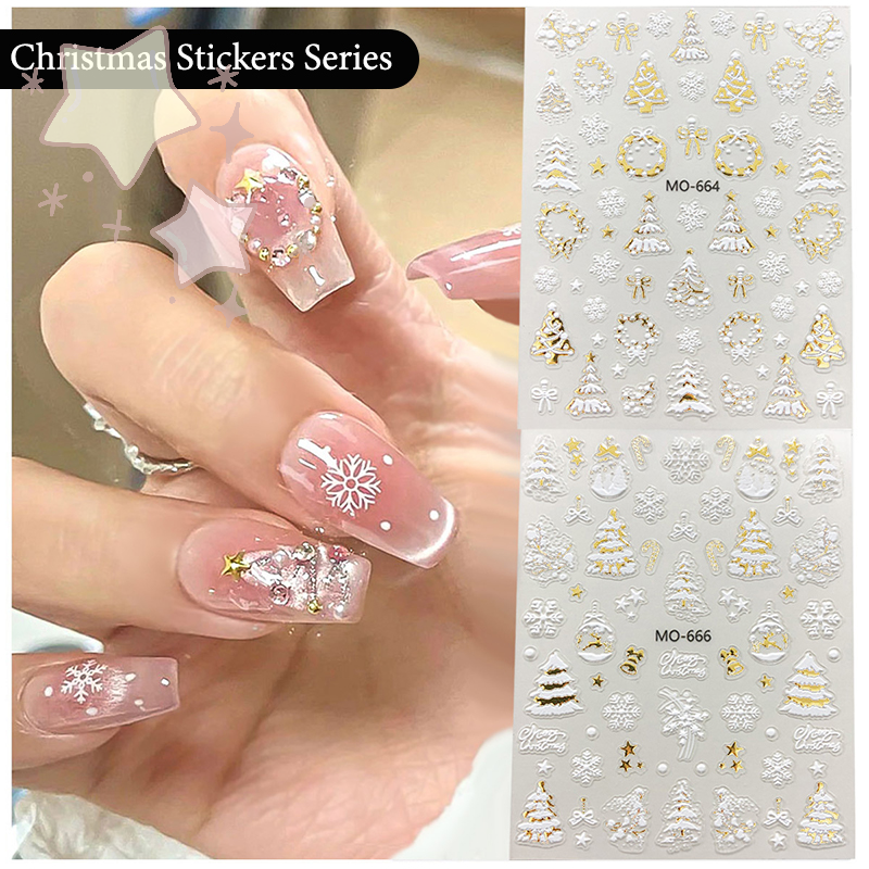 [TW]Gold Christmas Nail Art St - đánh giá và giá Nail Art Xmas Tree