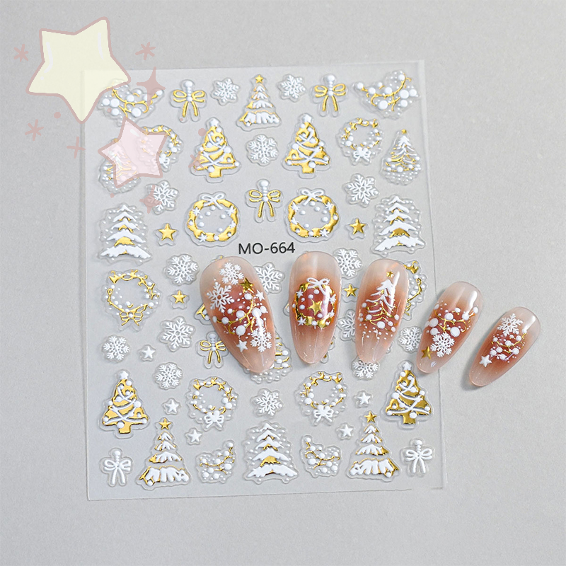 [TW]Gold Christmas Nail Art St - đánh giá và giá Nail Art Xmas Tree