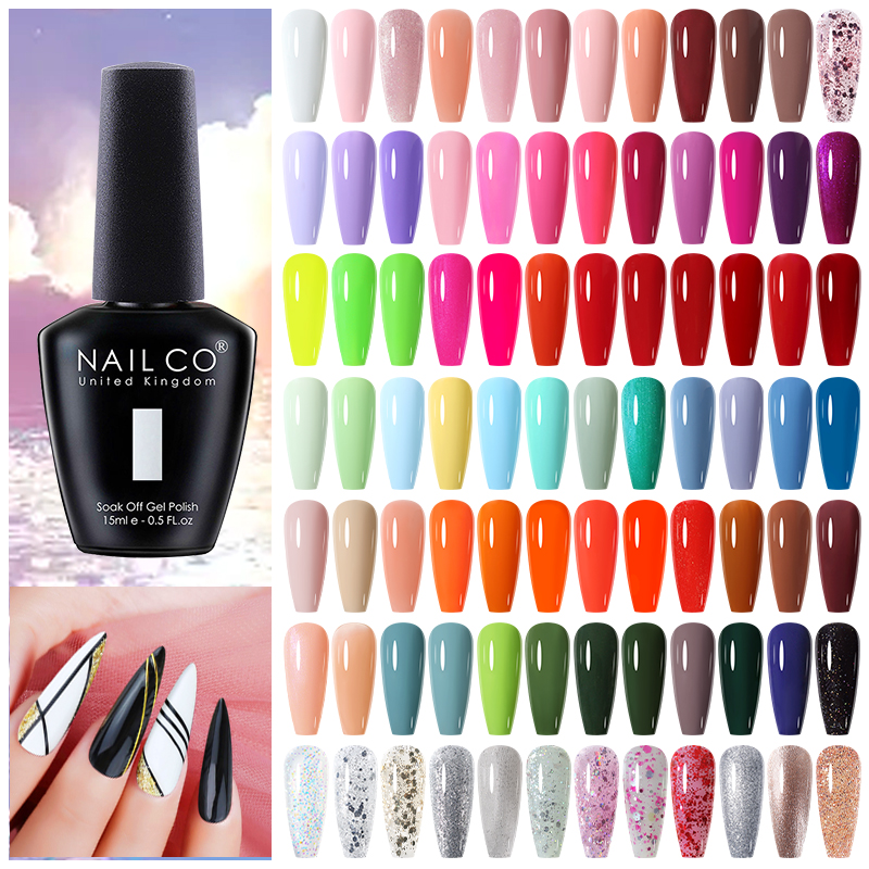 NAILCO 8Pcs/Set 15ML Gel DIY N - đánh giá và giá Nail Art Full Color