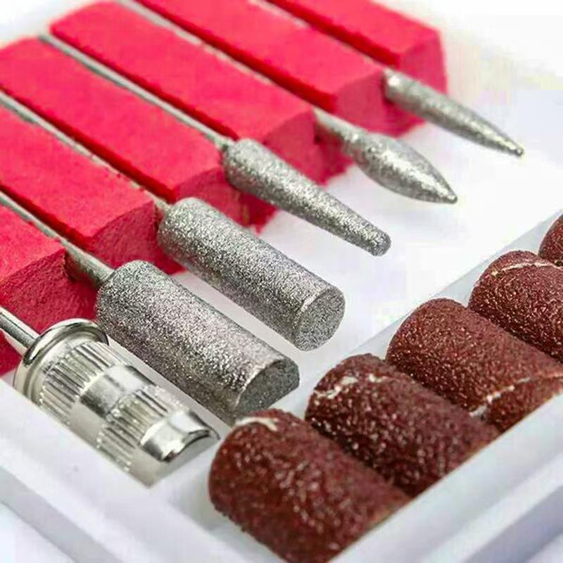6PCS Nail Art Drill Bits and S - đánh giá và giá Nail Art Full Color