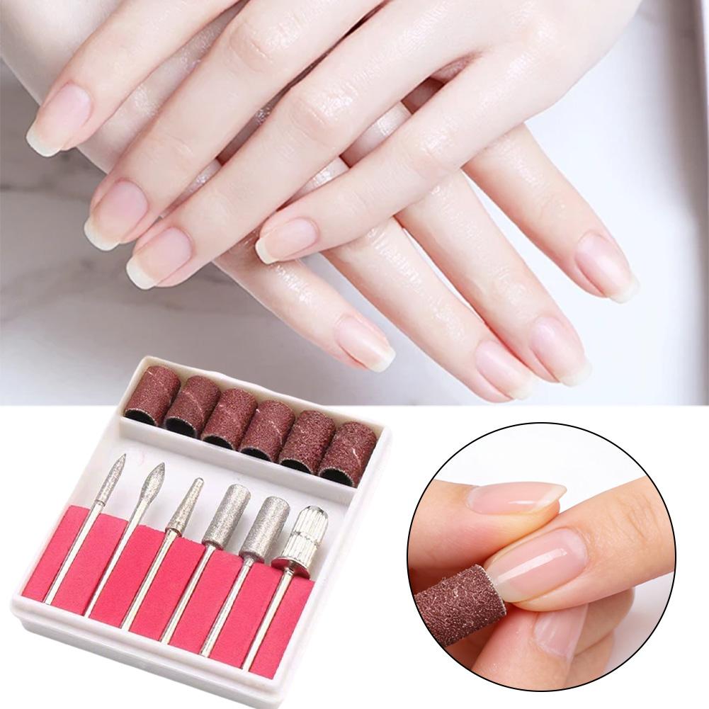 6PCS Nail Art Drill Bits and S - đánh giá và giá Nail Art Full Color