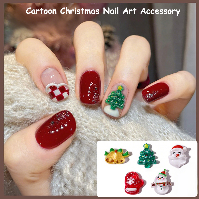 20PCS 3D Mixed Christmas Nail  - đánh giá và giá Nail Art Xmas Tree