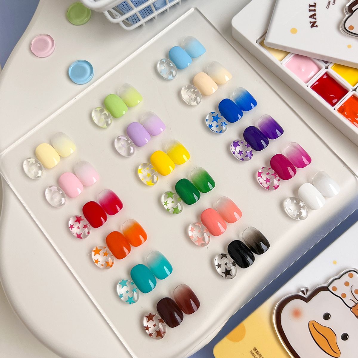 4 In 1 Pat Painting Gel Nail P - đánh giá và giá Nail Art Full Color