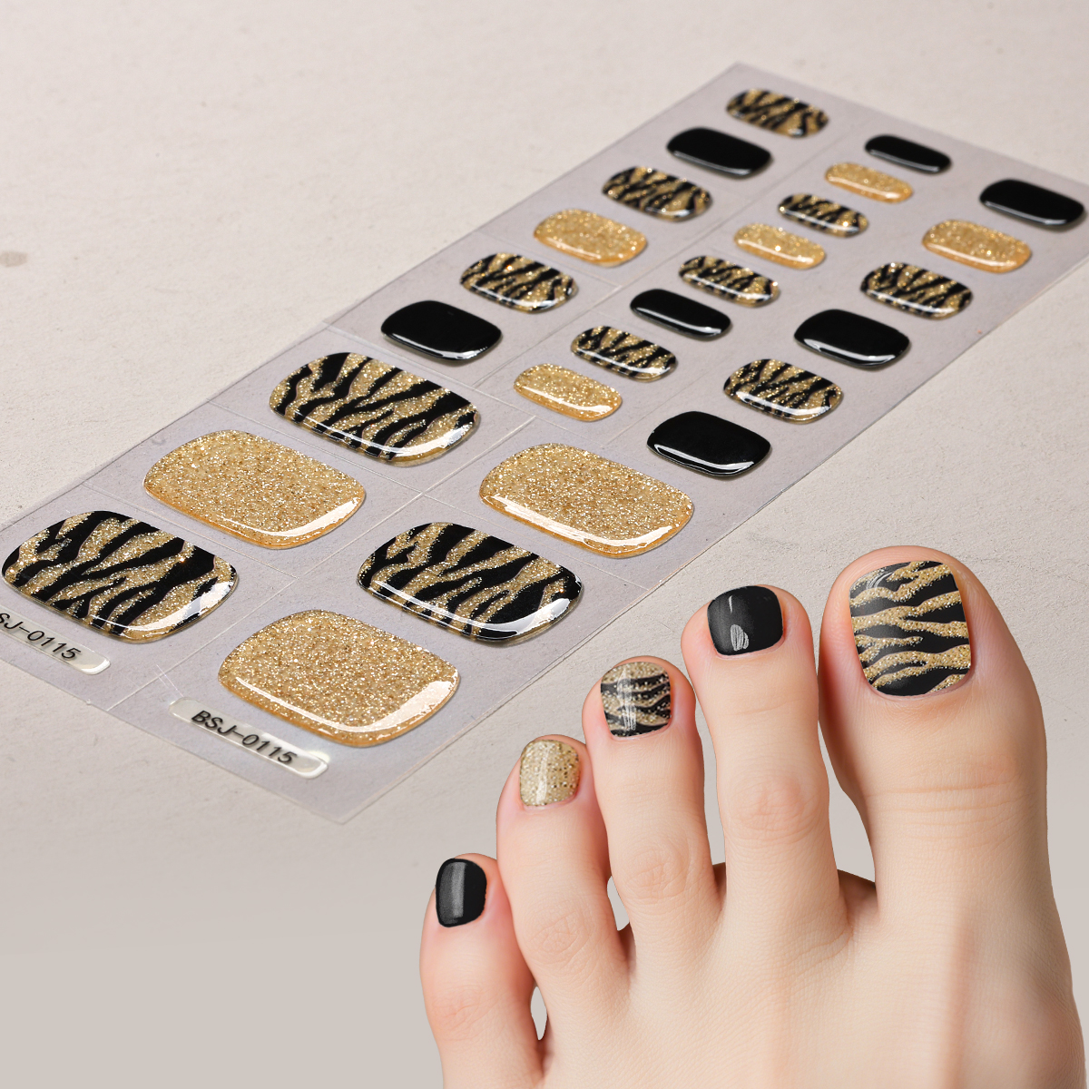26Tips Leopard Semi Cured Gel  - đánh giá và giá Nail Art Leopard