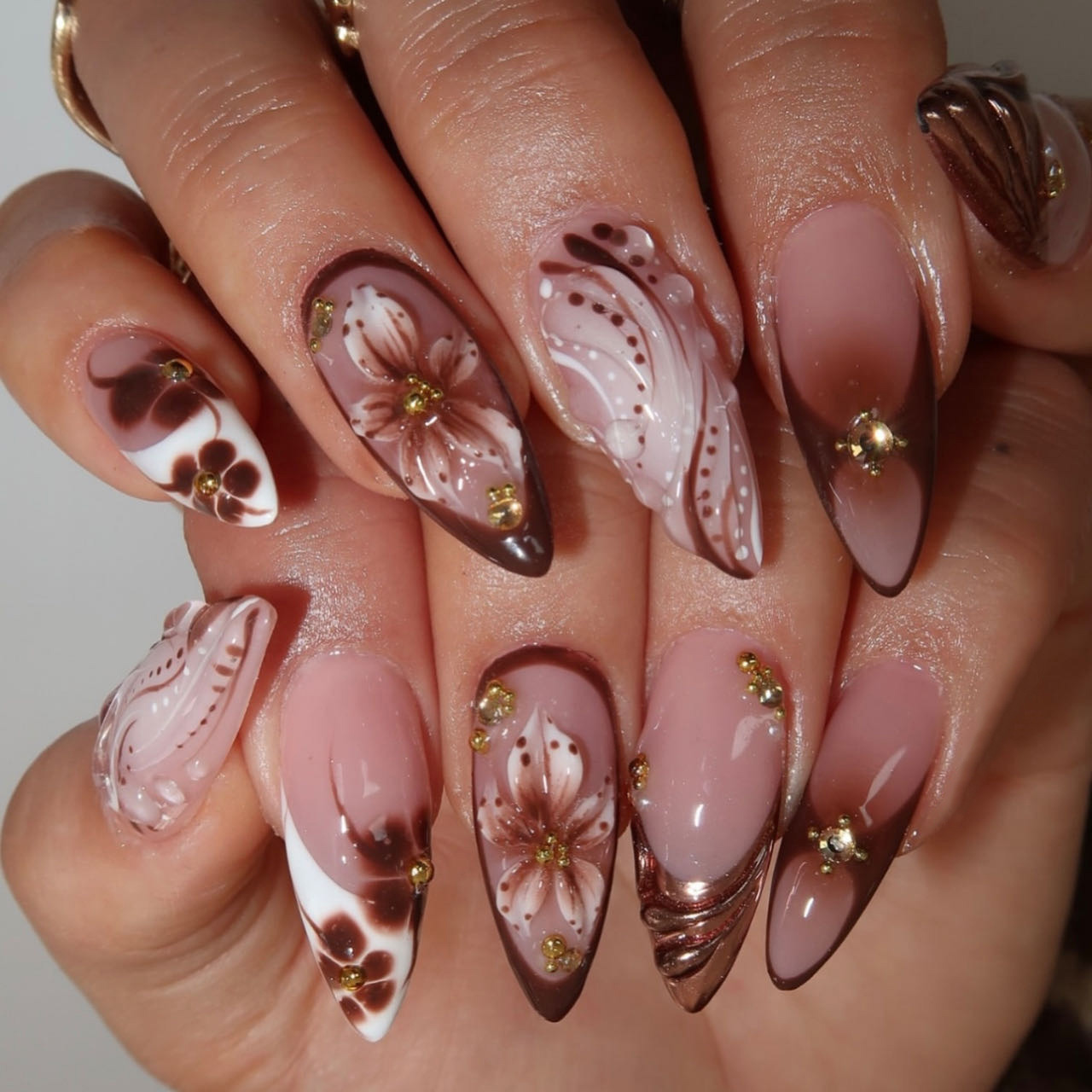 Medium fake nails for women gr - đánh giá và giá Nail Art Design