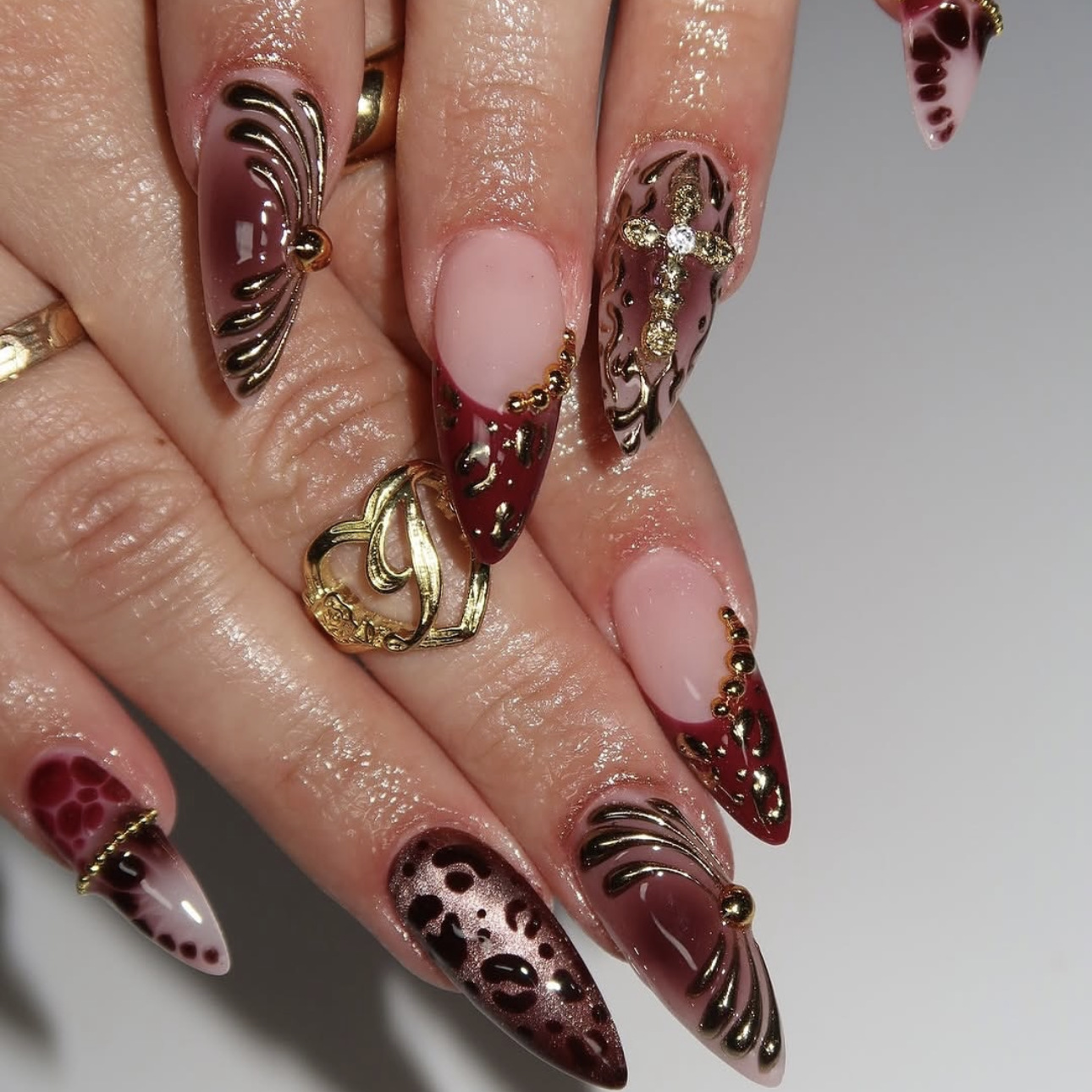 Medium fake nails for women gr - đánh giá và giá Nail Art Design