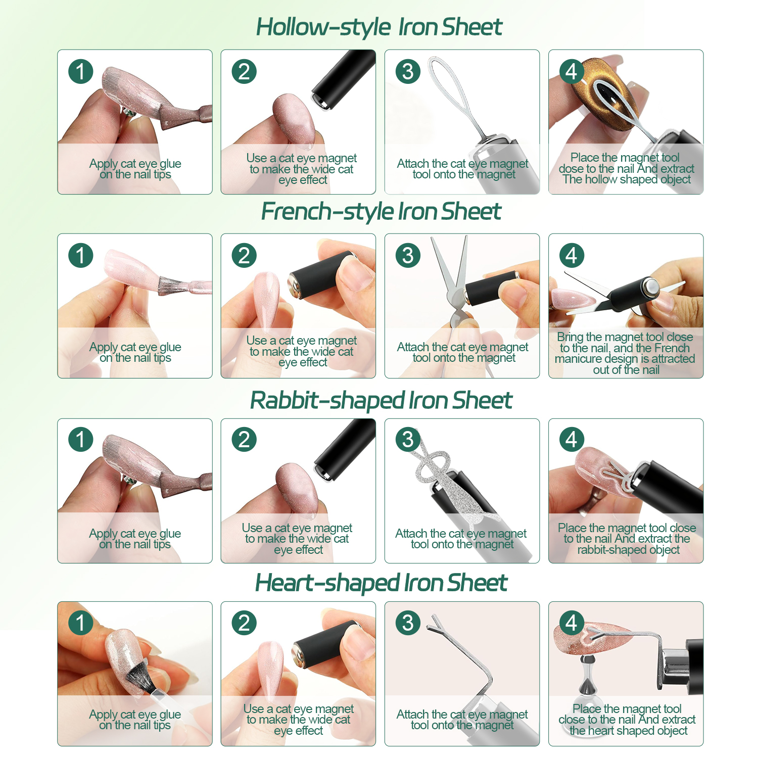 Nailpop Cat Eye Magnet Kit Sil - đánh giá và giá Nail Art Full Color