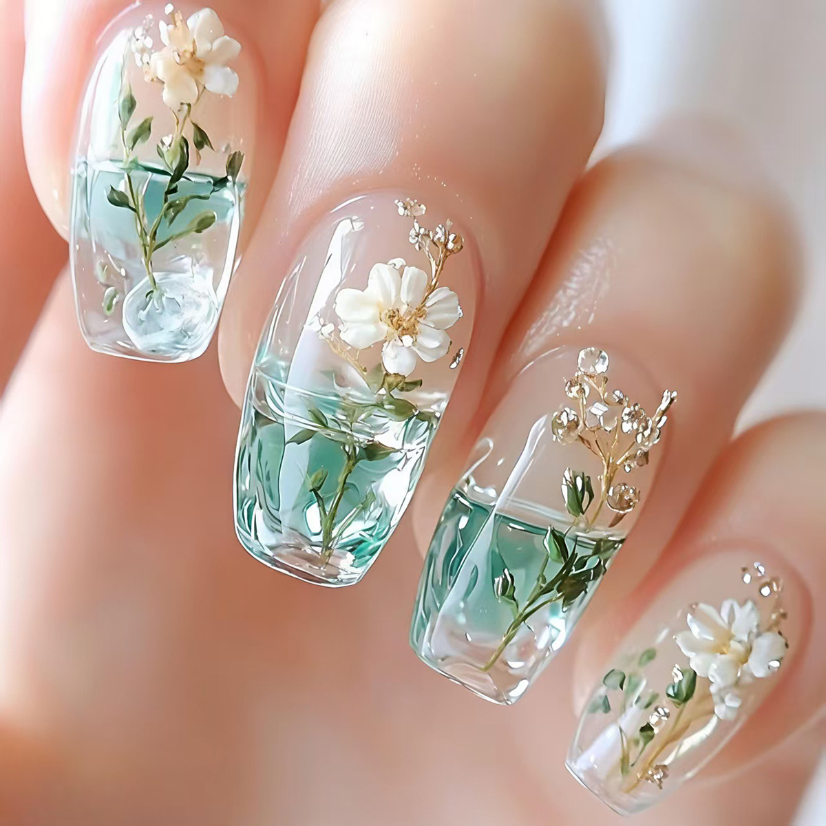 Medium fake nails for women gi - đánh giá và giá Nail Art Design