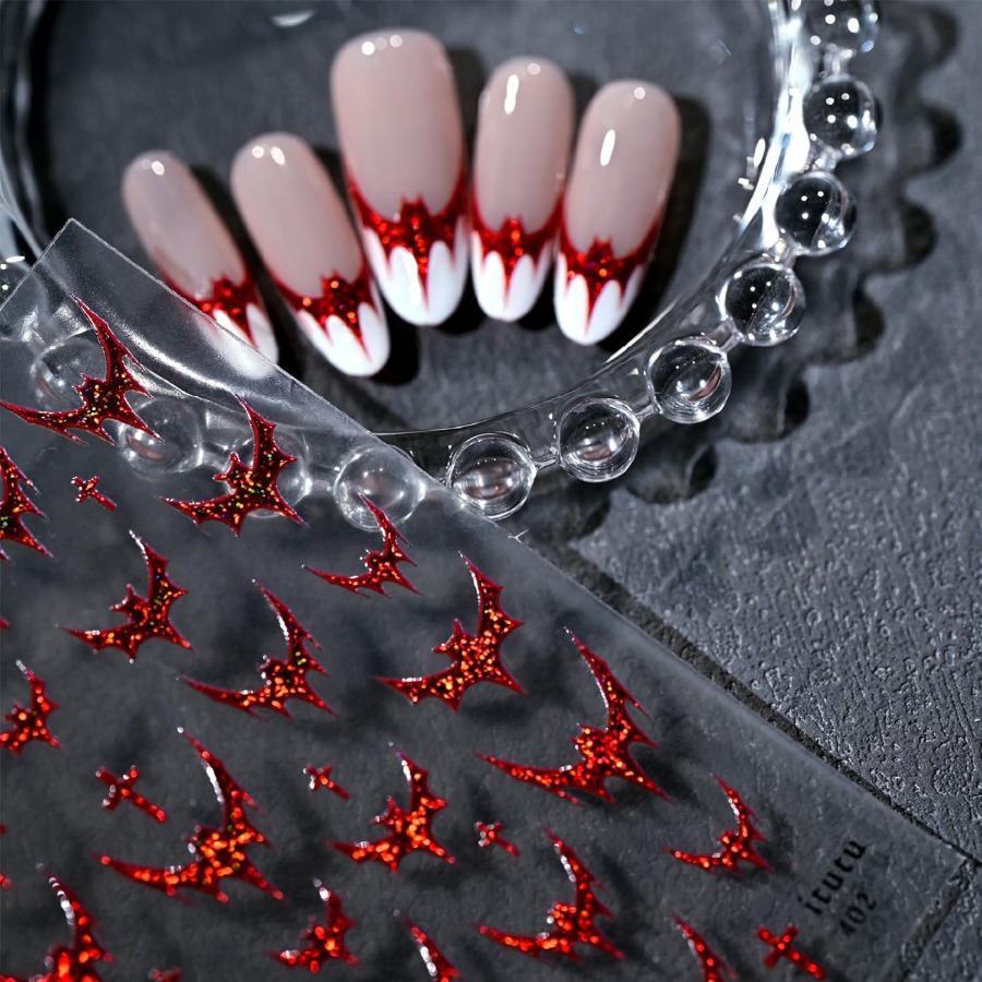 3 Sheets Halloween Nail Sticke - đánh giá và giá Nail Art Design