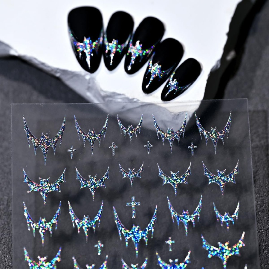3 Sheets Halloween Nail Sticke - đánh giá và giá Nail Art Design