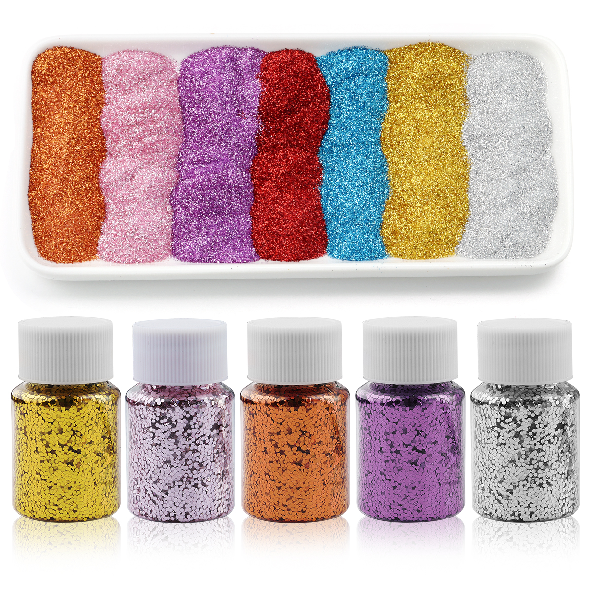 30g/Bottle Holographic Colorfu - đánh giá và giá Nail Art Design