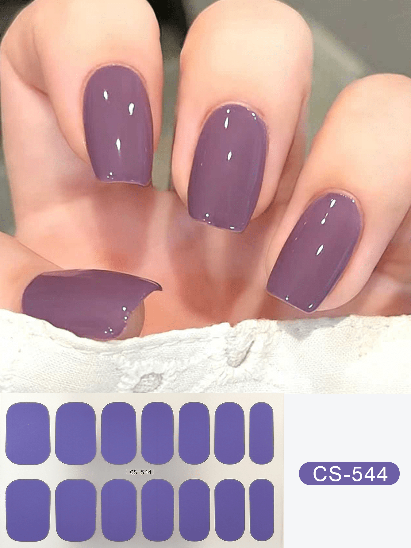 Coral Pink Nail Stickers, Wate - đánh giá và giá Nail Art Full Color